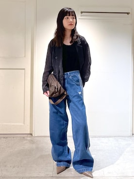「カーキ」｜michiruさん（レディース・156cm）の夏コーディネート