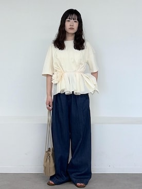 「NICOLAS LAINAS（ニコラスライナス）のアイテム」を使った、michiruさん（レディース・156cm）の冬コーディネート