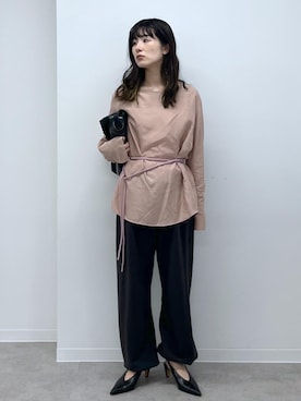 「アイテム（スウェットパンツ）」を使った、michiruさん（レディース・156cm・20代）の夏コーディネート