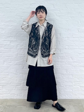 「Americana」｜「アイテム（その他シューズ）」を使った、michiruさん（レディース・156cm）の冬コーディネート