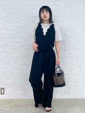 「Americana」｜「アイテム（サンダル）」を使った、michiruさん（レディース・156cm）の冬コーディネート