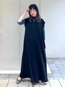 「Americana」｜「アイテム（Tシャツ/カットソー）」を使った、michiruさん（レディース・156cm）の夏コーディネート