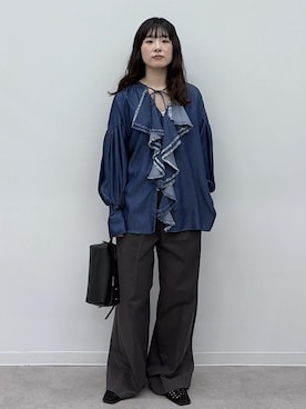 michiruさん（レディース・156cm）の冬コーディネート