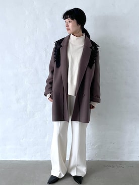 「アイテム（その他アウター）」を使った、michiruさん（レディース・156cm・20代）の秋コーディネート