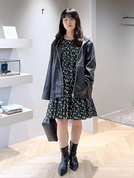 michiruさん（レディース・156cm）の冬コーディネート