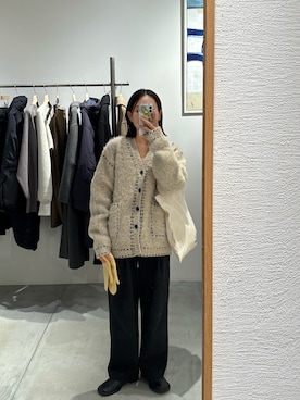 「CANAL JEAN（キャナルジーン）のアイテム」を使った、ゆいこさん（レディース・159cm）の冬コーディネート