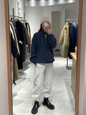 ゆいこさん（レディース・159cm）の冬コーディネート