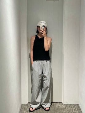 「フェスコーデ」｜「アイテム（帽子）」を使った、ゆいこさん（レディース・159cm）の夏コーディネート