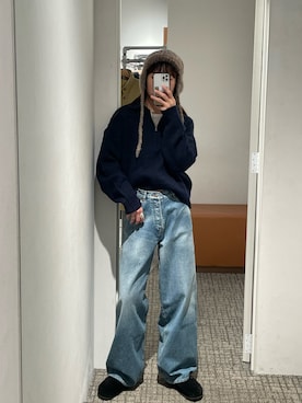 ゆいこさん（レディース・159cm）の冬コーディネート