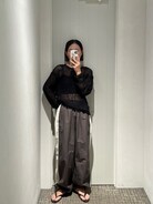 todayful／Nylon Line Pants 1714133217.jpg