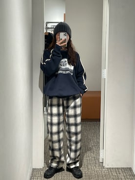 ゆいこさん（レディース・159cm）の冬コーディネート