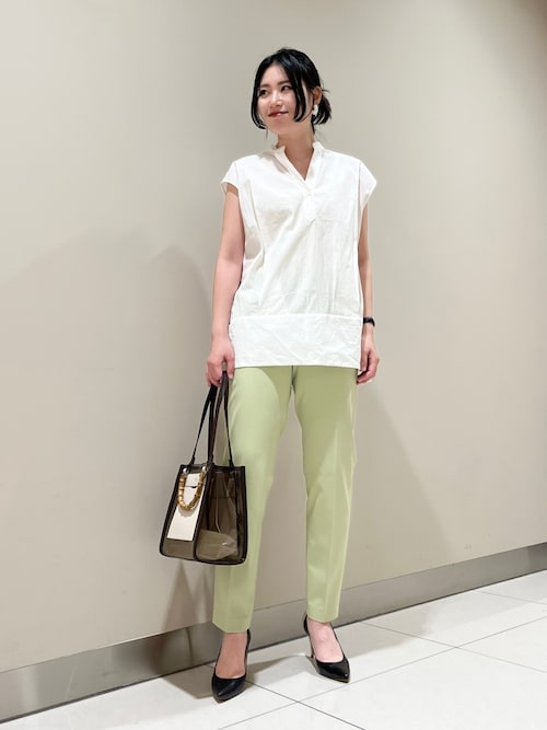 セール】ドライギャバシガレットパンツ（スラックス）｜qualite