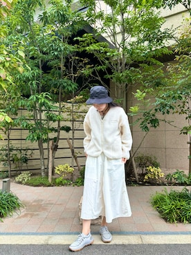 「WILD THINGS（ワイルドシングス）のアイテム（帽子）」を使った、miyuさん（レディース・169cm）の秋コーディネート