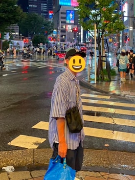 「IKEA（イケア）のアイテム」を使った、KKKLLLさん（メンズ・170cm）の夏コーディネート