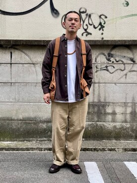 ドレスシューズを使った 同色コーデ のメンズ人気ファッションコーディネート Wear