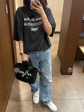 「Acne Studios（アクネストゥディオズ）のアイテム」を使った、kary☆さん（レディース・161cm）の夏コーディネート