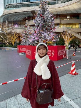 「mideal（マイディール）のアイテム」を使った、Kanaさん（レディース・154cm）の冬コーディネート