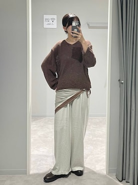 「GLOBAL WORK（グローバルワーク）のアイテム（財布/小物）」を使った、ヒカリさん（レディース・167cm）の春コーディネート