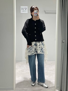 「アイテム（その他トップス）」を使った、ヒカリさん（レディース・167cm）の秋コーディネート