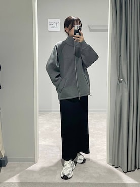 「GLOBAL WORK（グローバルワーク）のアイテム（ブルゾン）」を使った、ヒカリさん（レディース・167cm）の春コーディネート