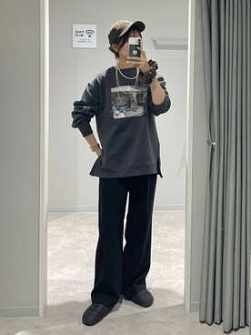 「アイテム（ヘアアクセサリー）」を使った、ヒカリさん（レディース・167cm・20代）の冬コーディネート