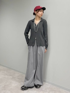 「GLOBAL WORK（グローバルワーク）のアイテム（ハット）」を使った、ヒカリさん（レディース・167cm）の秋コーディネート