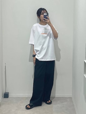 「GLOBAL WORK（グローバルワーク）のアイテム（パンツ）」を使った、ヒカリさん（レディース・167cm）の夏コーディネート