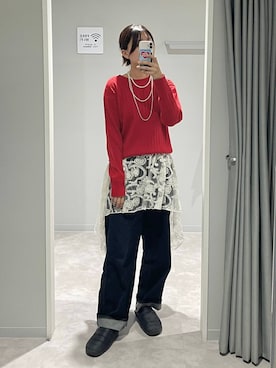 「アイテム（アクセサリー）」を使った、ヒカリさん（レディース・167cm・20代）の冬コーディネート