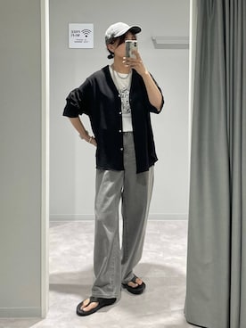 「アイテム（帽子）」を使った、ヒカリさん（レディース・167cm・20代）の夏コーディネート