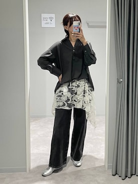 「アイテム（その他トップス）」を使った、ヒカリさん（レディース・167cm）の秋コーディネート