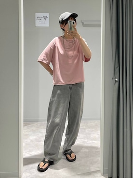 「アイテム（スウェット）」を使った、ヒカリさん（レディース・167cm・20代）の夏コーディネート