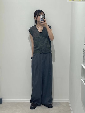 「GLOBAL WORK（グローバルワーク）のアイテム」を使った、ヒカリさん（レディース・167cm）の夏コーディネート