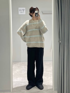 「アイテム（シュシュ）」を使った、ヒカリさん（レディース・167cm・20代）の冬コーディネート