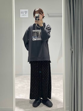 「アイテム（ヘアアクセサリー）」を使った、ヒカリさん（レディース・167cm・20代）の冬コーディネート