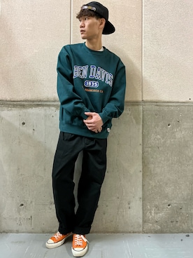 「BACK NUMBER（バックナンバー）のアイテム（キャップ）」を使った、てらくら【相互フォロー】さん（メンズ・178cm）の冬コーディネート