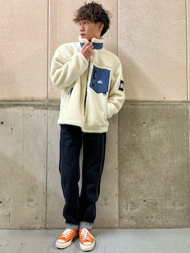 「CAMP7（キャンプセブン）のアイテム（ブルゾン）」を使った、てらくら【相互フォロー】さん（メンズ・178cm）の冬コーディネート