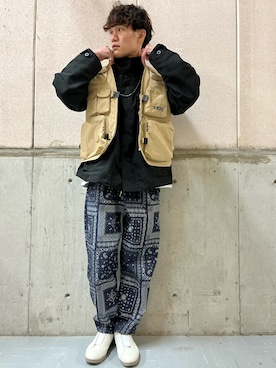 「CAMP7（キャンプセブン）のアイテム（ジャケット/アウター）」を使った、てらくら【相互フォロー】さん（メンズ・178cm）の冬コーディネート