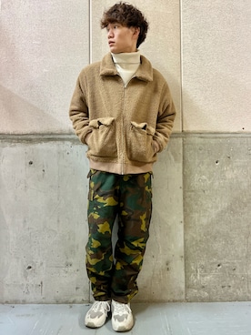 「BACK NUMBER（バックナンバー）のアイテム（その他アウター）」を使った、てらくら【相互フォロー】さん（メンズ・178cm）の冬コーディネート