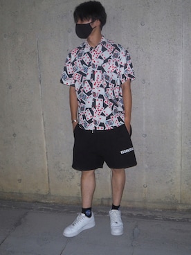 「ストリート系」｜「アイテム（アクセサリー）」を使った、D a i s u k eさん（メンズ・175cm）の夏コーディネート