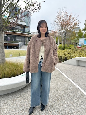 KOMORI_166cmさん（レディース・166cm）の冬コーディネート