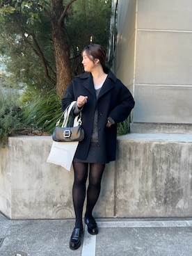 KOMORI_166cmさん（レディース・166cm）の冬コーディネート