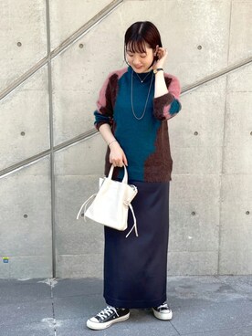 「TELA（テラ）のアイテム」を使った、KOMORI_166cmさん（レディース・166cm）の秋コーディネート