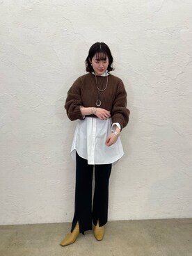 KOMORI_166cmさん（レディース・166cm）の冬コーディネート