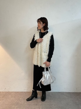 KOMORI_166cmさん（レディース・166cm）の冬コーディネート