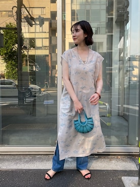 KOMORI_166cmさん（レディース・166cm）の夏コーディネート