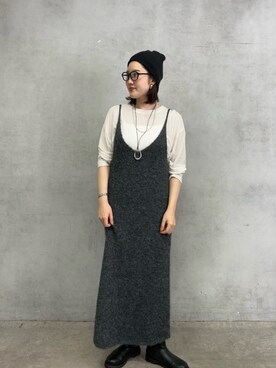 KOMORI_166cmさん（レディース・166cm）の冬コーディネート