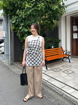 KOMORI_166cmさん（レディース・166cm）の夏コーディネート
