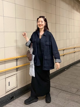 KOMORI_166cmさん（レディース・166cm）の冬コーディネート