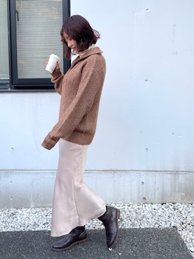 KOMORI_166cmさん（レディース・166cm）の冬コーディネート