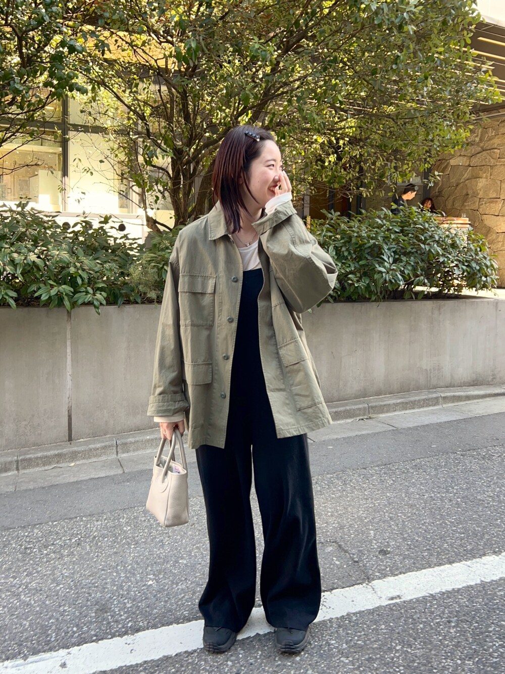 シーナリー　ミリタリージャケット シアーミリタリーシャツジャケット（ミリタリージャケット